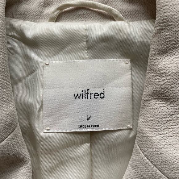 NEW Aritzia Wilfred Nostalgia Blazer in Bone - Picture 9 of 11